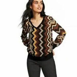 Missoni for Target - Sheer Long Sleeve Blouse - M